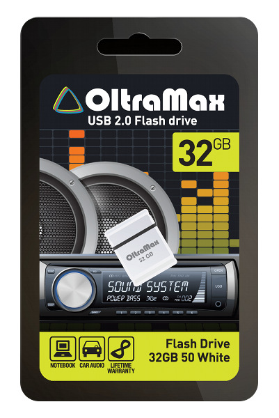 Oltramax 32Gb - OltraMax 50 White OM032GB-mini-50-W