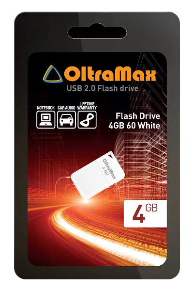 Oltramax 4Gb - OltraMax 60 White OM004GB-mini-60-W