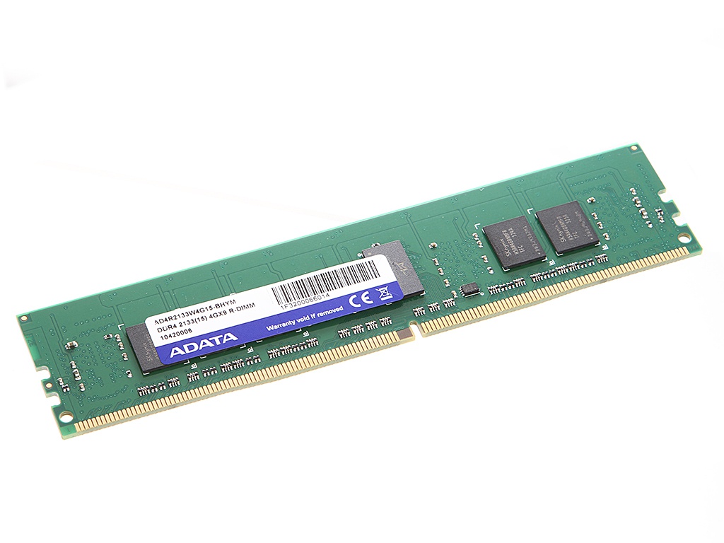 A-Data PC4-17000 DIMM DDR4 2133MHz ECC Reg CL15 - 4Gb AD4R2133W4G15-BHYM