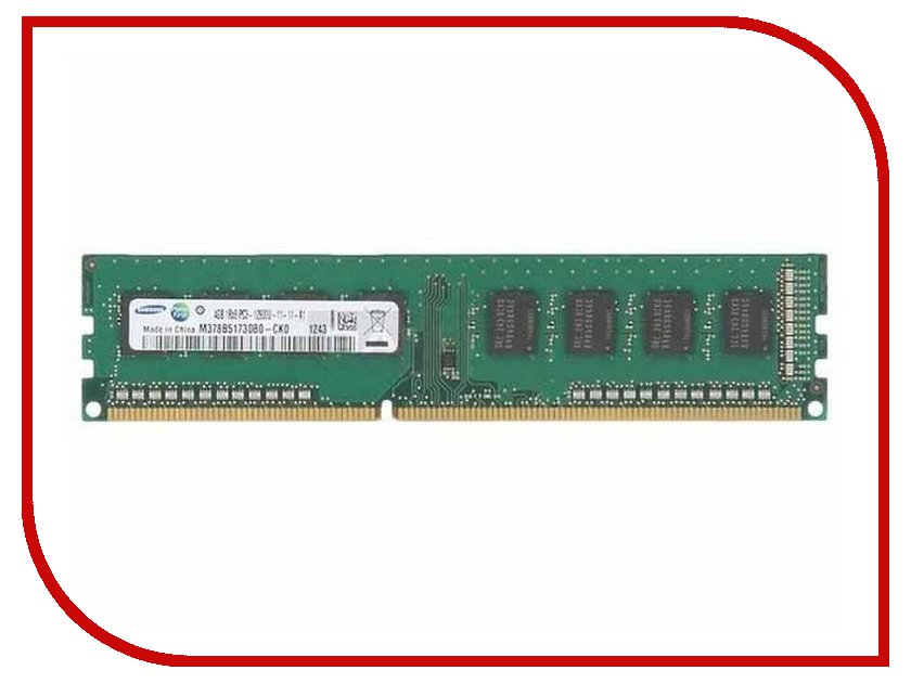   Samsung PC3-12800 DIMM DDR3 1600MHz - 4Gb M378B5173DB0-CK0 / M378B5173QH0-CK0 / M378B5173EB0-CK0