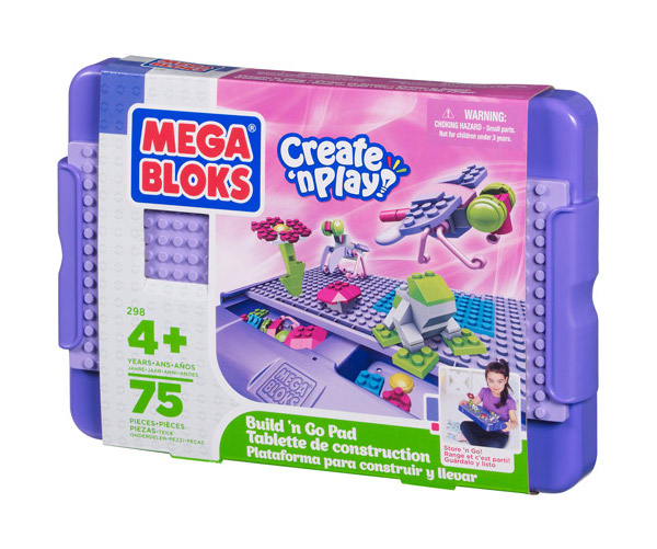 Mega Bloks - Конструктор Mega Bloks Собирай и играй. Игровой столик с конструктором 00298 (00296)