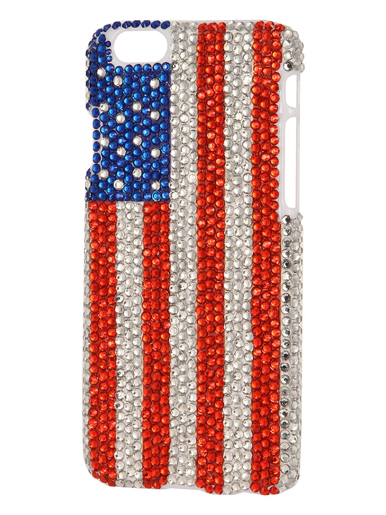  Аксессуар Защитная крышка Liberty Project со стразами для APPLE iPhone 6 USA R0005526