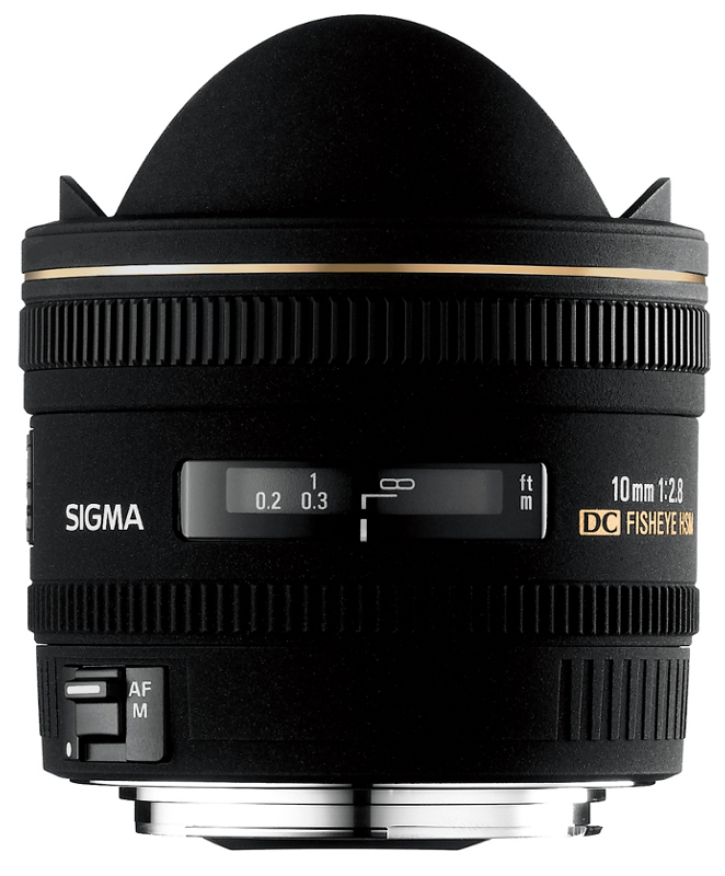 Sigma Объектив Sigma Nikon AF 10 mm F/2.8 EX DC Fisheye HSM