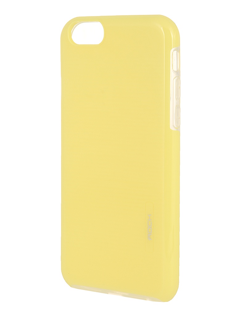  Аксессуар Чехол ROCK Jello Protective Shell for iPhone 6 Yellow 69354