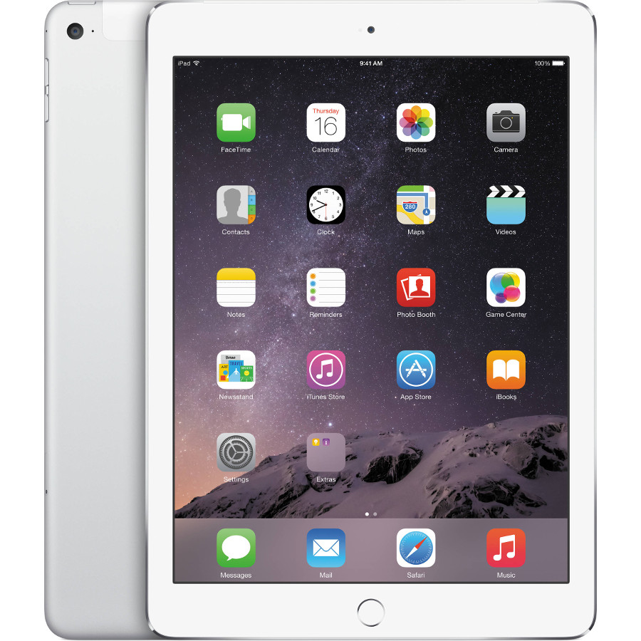 Apple iPad Air 2 128Gb Wi-Fi + Cellular Silver MGWM2RU/A