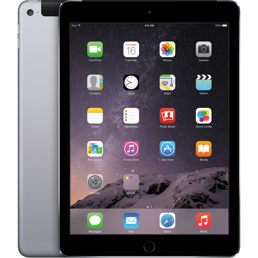 Apple iPad Air 2 64Gb Wi-Fi + Cellular Space Grey MGHX2RU/A