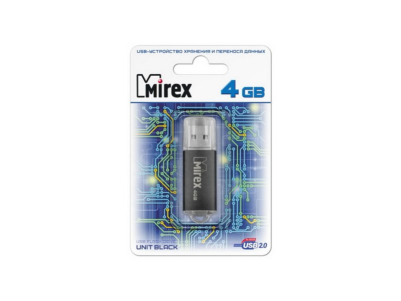 Mirex 4Gb - Mirex Unit Black 13600-FMUUND04