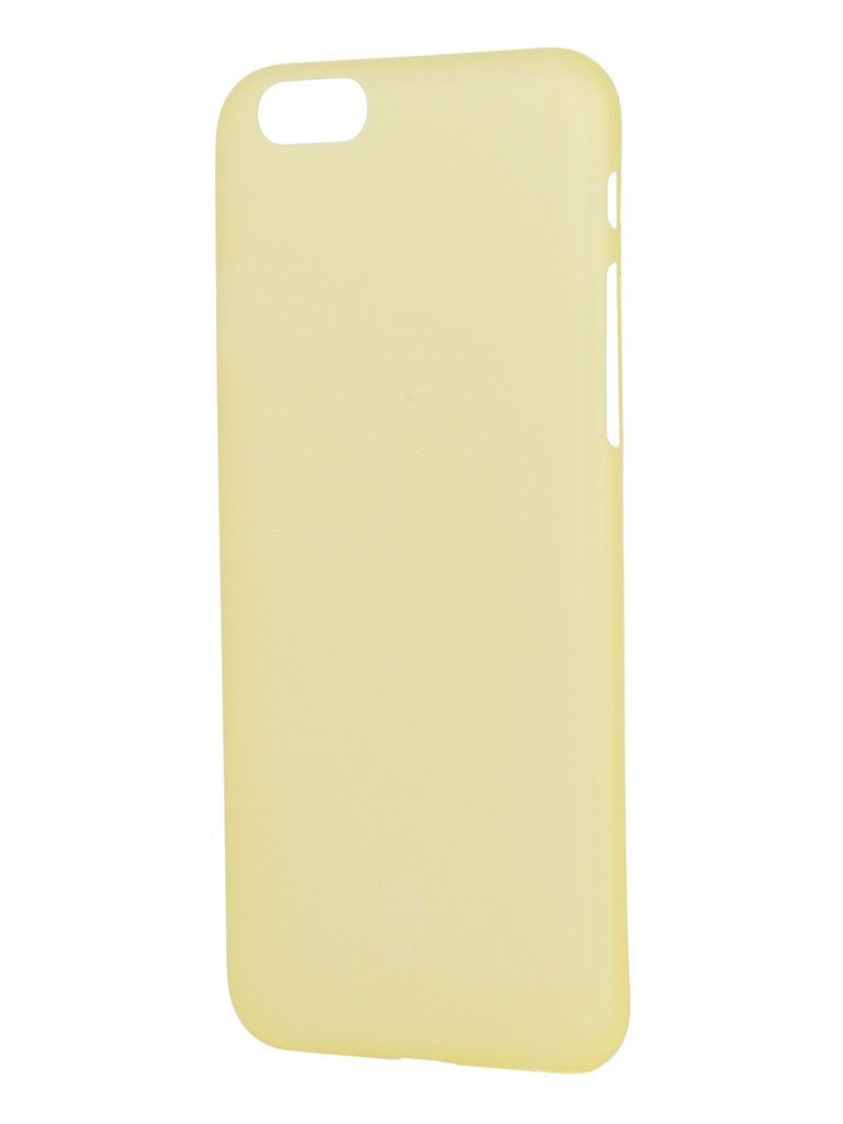  Аксессуар Чехол-накладка Stone Age 0.33mm для APPLE iPhone 6 Yellow