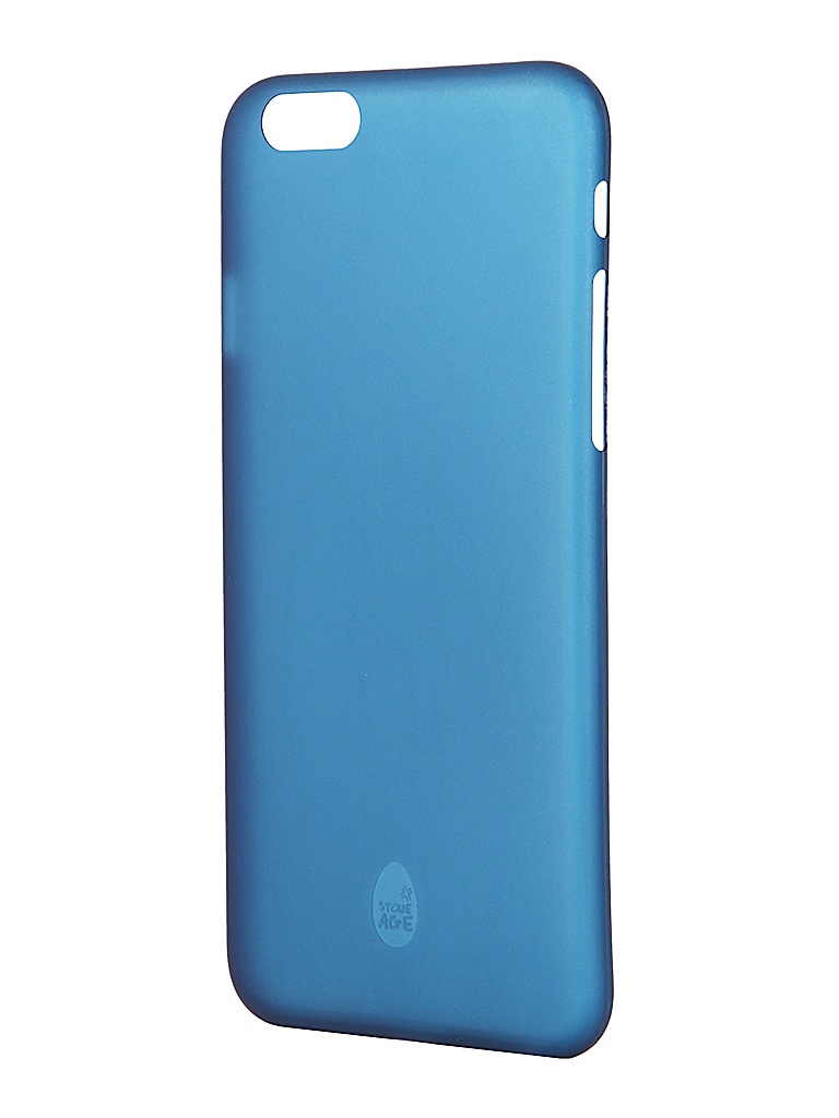  Аксессуар Чехол-накладка Stone Age 0.33mm для APPLE iPhone 6 Blue
