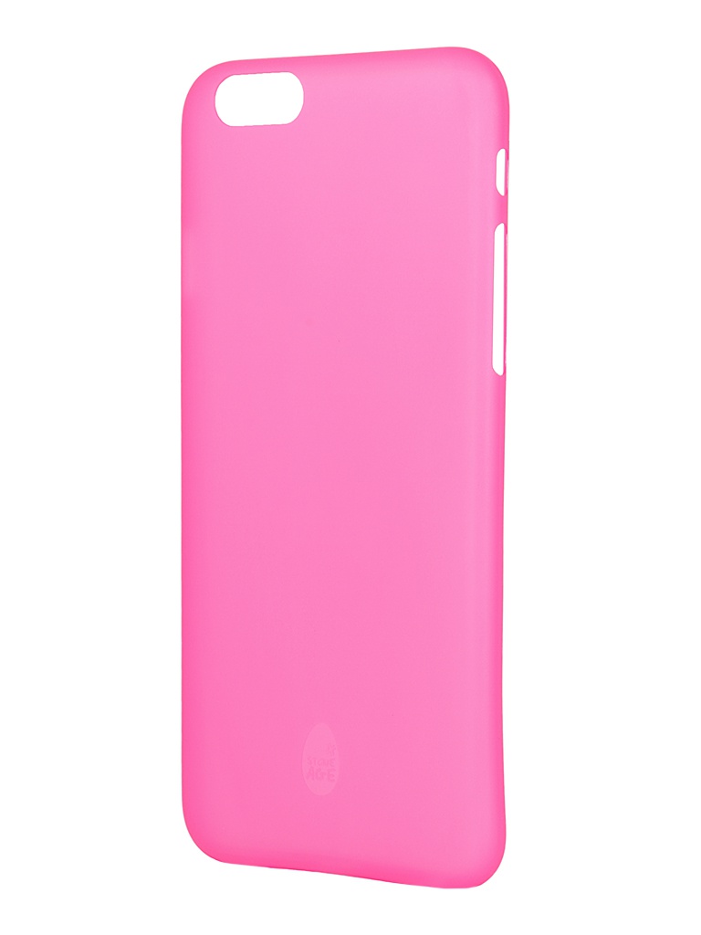  Аксессуар Чехол-накладка Stone Age 0.33mm для APPLE iPhone 6 Ligth-Pink