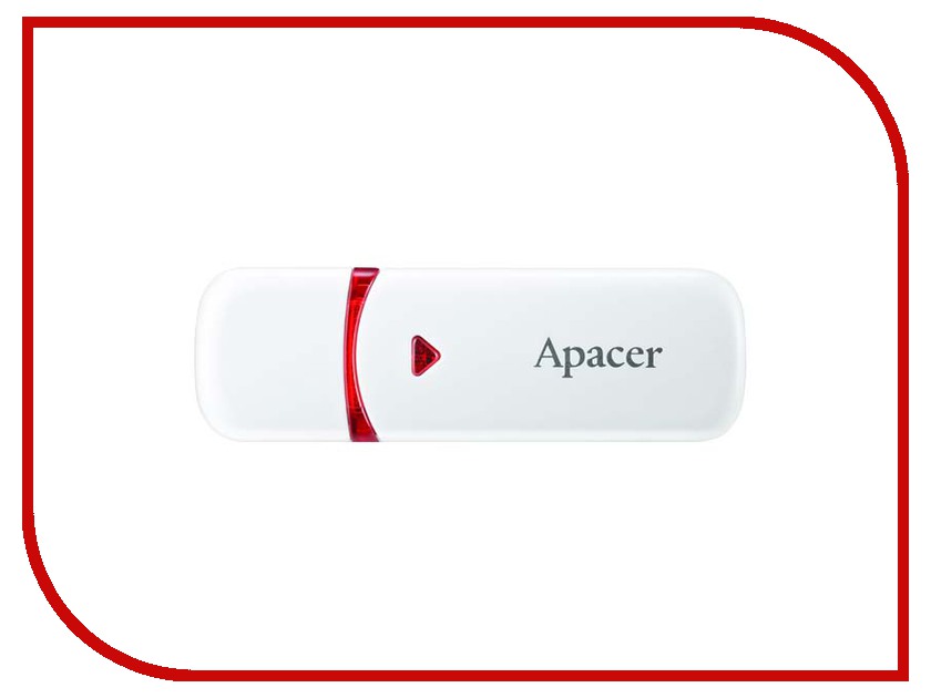 USB Flash Drive 16Gb - Apacer AH333 White AP16GAH333W-1