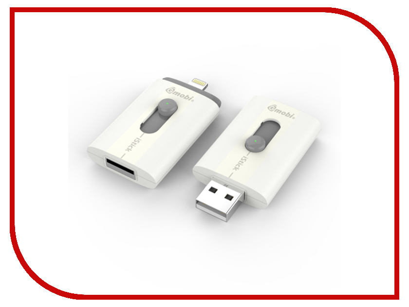 USB Flash Drive 8Gb - PQI Gmobi iStick 608L-008GR102A