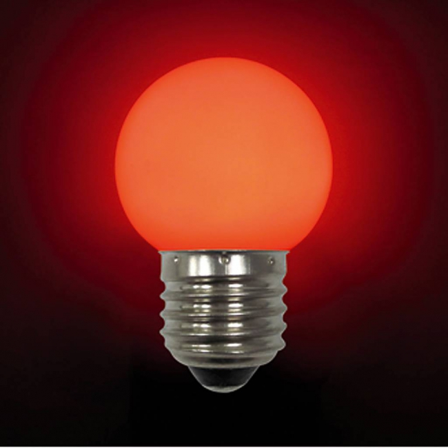 Mister Christmas - Лампочка Mister Christmas LB-45-RED E27 Red