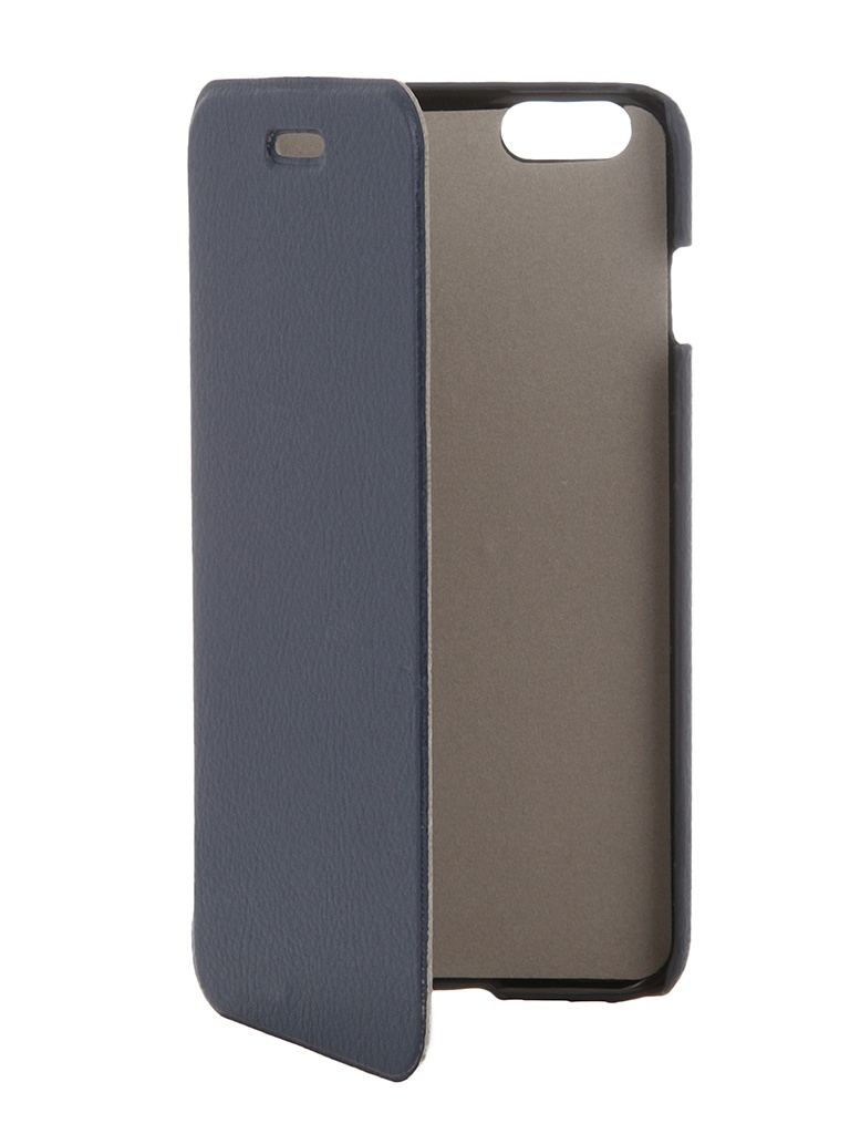  Аксессуар Чехол Clever Case ShellCase for iPhone 6 Plus PU Blue