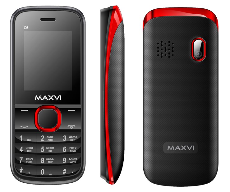  Maxvi C6 Black-Red