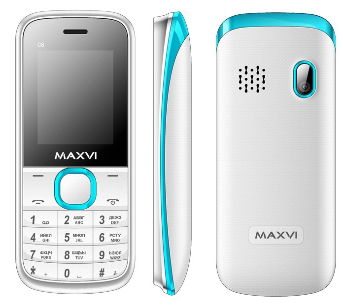  Maxvi C6 White-Blue