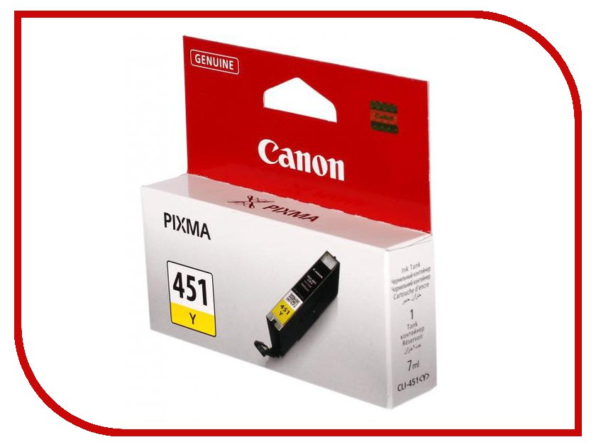  Canon CLI-451Y Yellow 6526b001