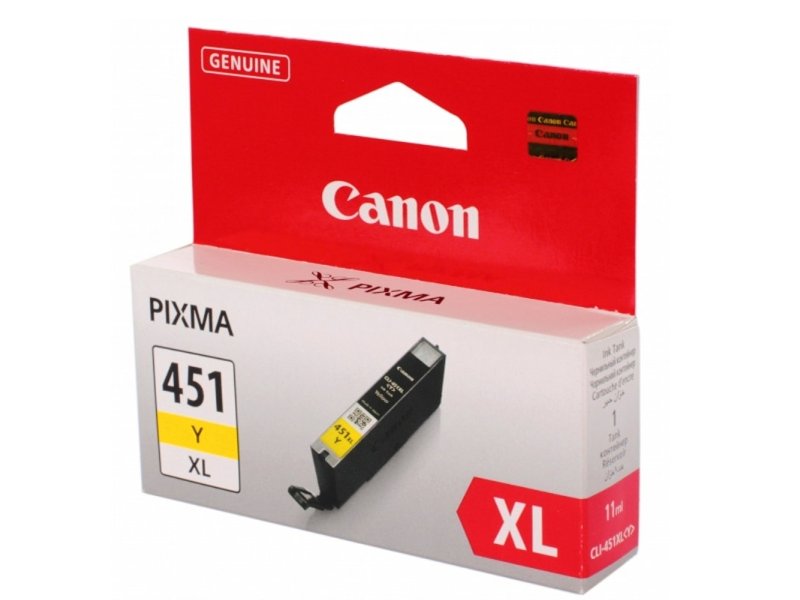 Картридж Canon CLI-451Y XL Yellow 6475b001