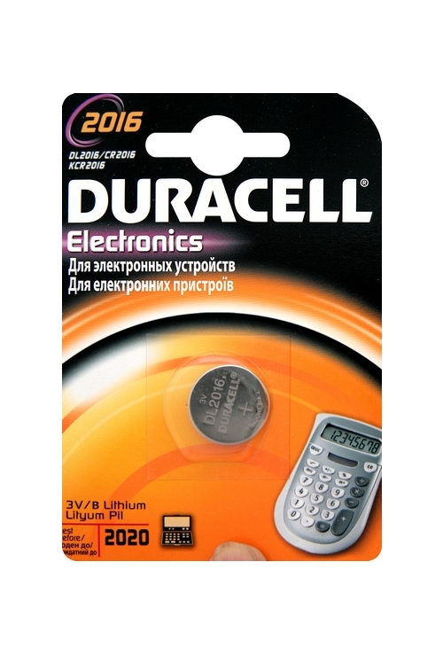 Duracell Батарейка CR2016 - Duracell CR2016 BL1 (1 штука)