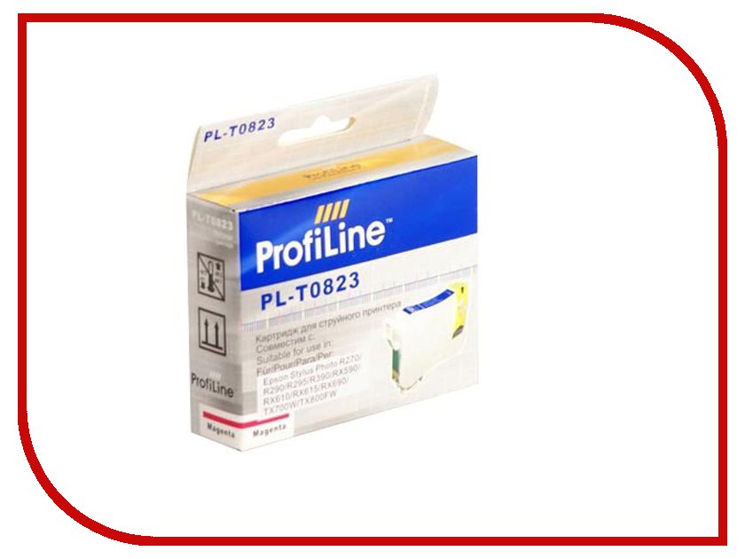  ProfiLine PL-0823 / PL-0823N for Epson R270 / R290 / R295 / R390 / RX590 / RX610 / RX615 / RX690 / 1410TX700W / TX800FW / T50 Magenta