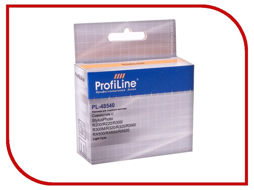  ProfiLine PL-48540 / T-0485 for Epson R200 / R220 / R300 / R300M / R320 / R325 / R340 / RX500 / RX600 / RX620 Light Cyan