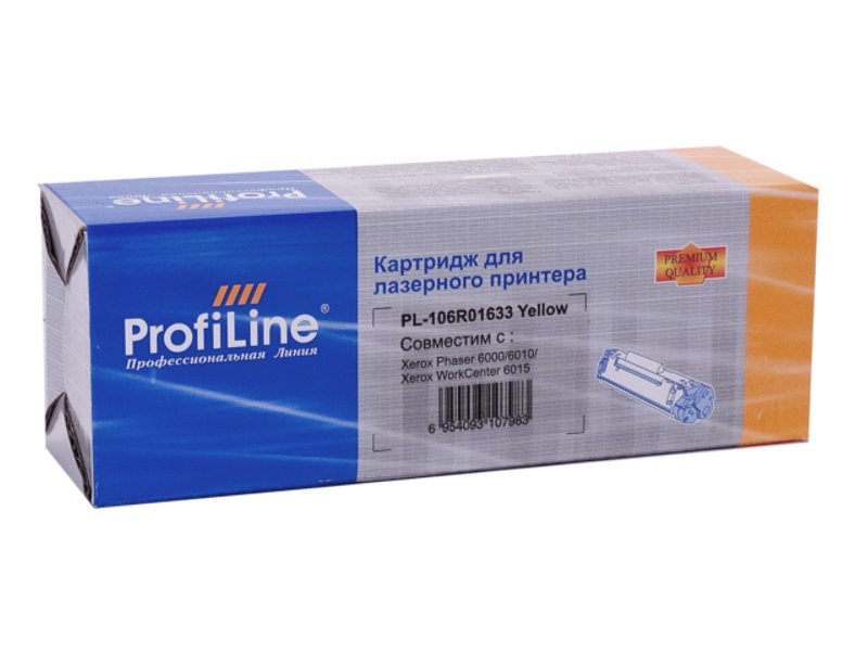  Картридж ProfiLine PL-106R01633 for Rank Xerox Phaser 6000/6010/6015 Yellow 1400 копий