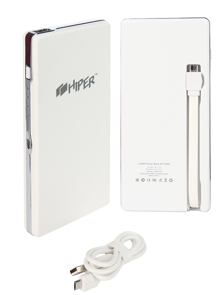 Hiper Аккумулятор HIPER Power Bank XP13000 13000 mAh White
