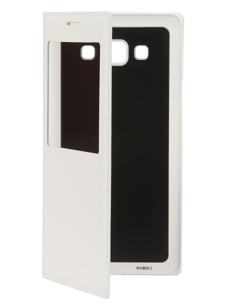 Samsung Аксессуар Чехол Samsung Galaxy A7 S-View SAM-EF-CA700BWEGRU White
