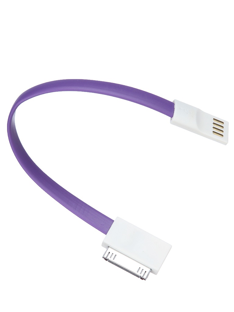  Аксессуар Oxion USB 2.0 - 30-pin 20cm для iPhone 4/4S OX-DCC012VL Violet