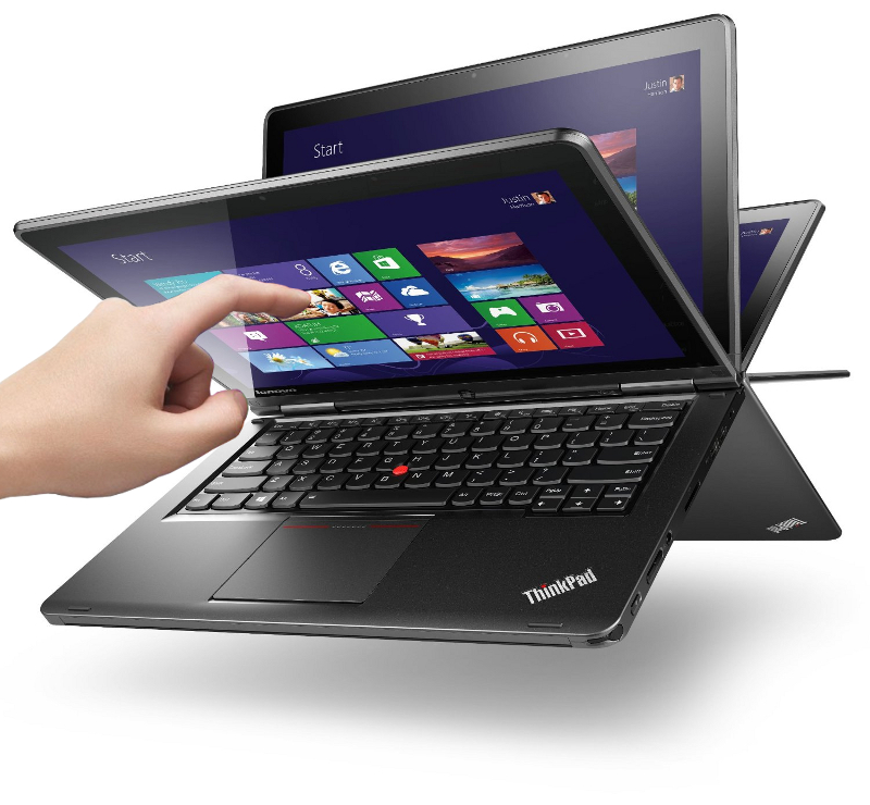 Lenovo Ноутбук Lenovo ThinkPad Yoga S1 20C0S17H02 (Intel Core i5-4300U 1.9 GHz/4096Mb/500Gb + 16Gb SSD/No ODD/Intel HD Graphics/Wi-Fi/Cam/12.5/1920x1080/Touchscreen/Windows 8.1 64-bit) 963062