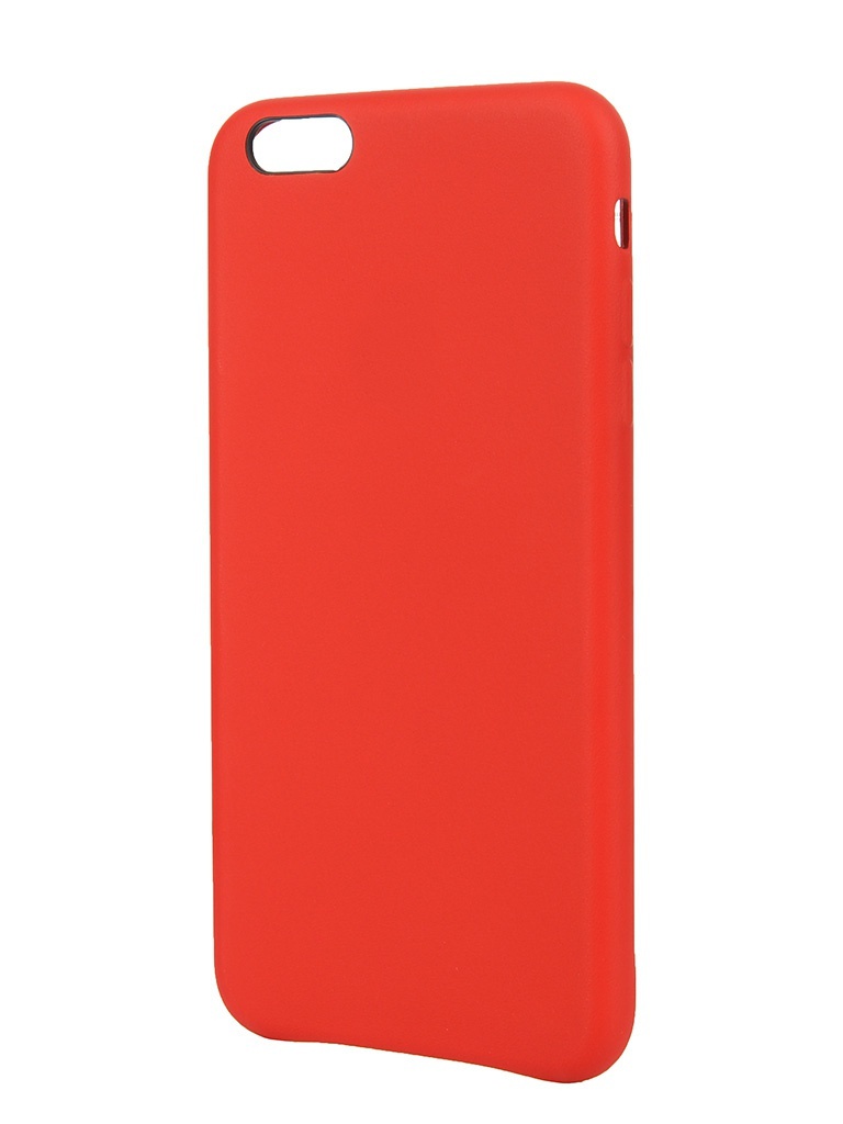 Apple Аксессуар Чехол APPLE Leather Case for iPhone 6 Plus Red MGQY2