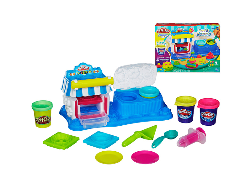  Игровой набор Hasbro Play-Doh Двойные десерты A50134E24