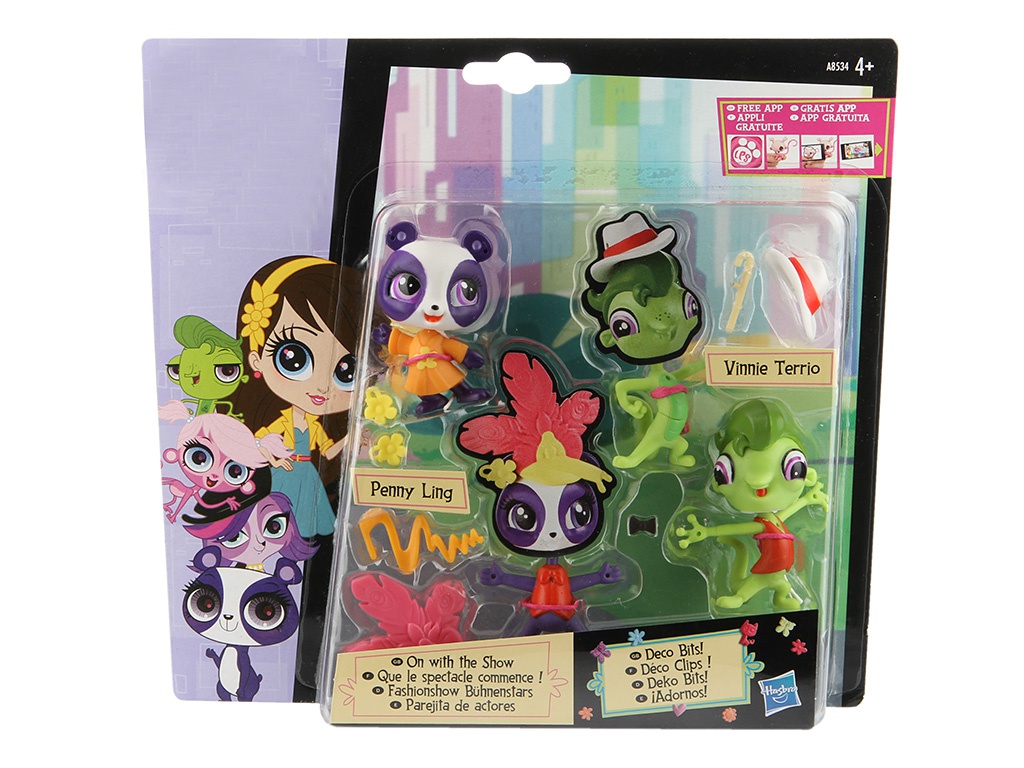 Hasbro - Игровой набор Hasbro Littlest Pet Shop Модницы зверюшки A8232TBC