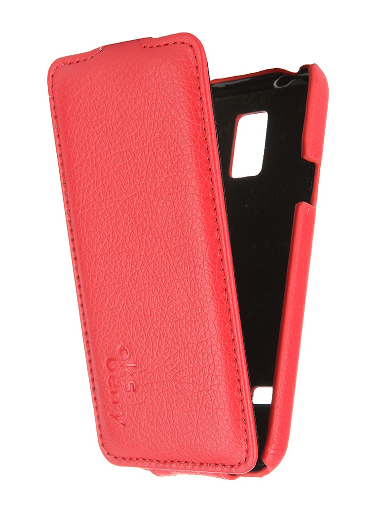  Аксессуар Чехол Samsung SM-G800F Galaxy S5 mini Aksberry Red
