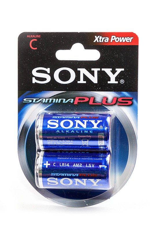 Sony Батарейка C - Sony LR14 BL2 Stamina Plus