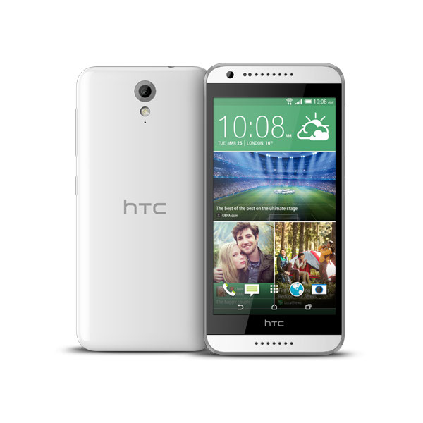 HTC Desire 620G Glossy Light Gray-White