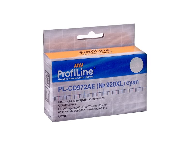  Картридж ProfiLine PL-CD972AE №920XL for HP 6000/6500/7000 Cyan