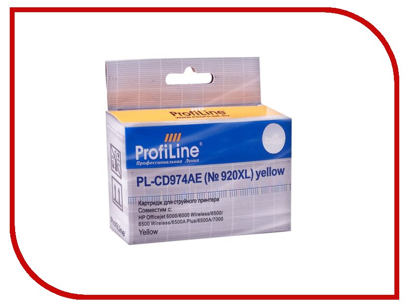  ProfiLine PL-CD974AE 920XL for HP 6000 / 6500 / 7000 Yellow