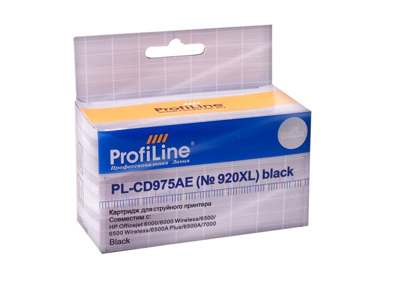  Картридж ProfiLine PL-CD975AE №920XL for HP 6000/6500/7000 Black