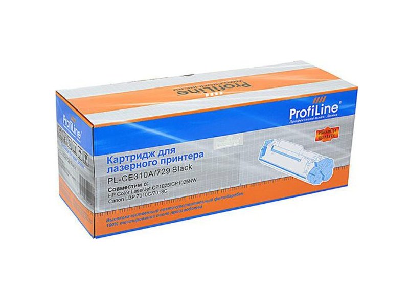  Картридж ProfiLine PL-CE310A/729 for HP CP1025/CP1025NW/M175a/M175nw/M275/Canon 7010/7010C/LBP7018C Black