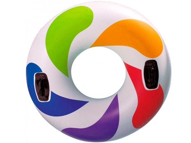 Intex - Надувной круг Intex Цветной Водоворот 58202