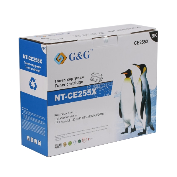  Картридж G&G NT-CE255X for HP LaserJet P3011/P3015/P3016