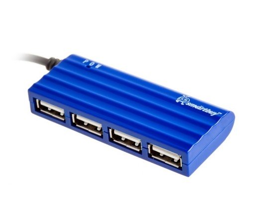 Smartbuy Хаб USB SmartBuy SBHA-6810-B USB 4 ports Blue