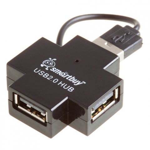 Smartbuy Хаб USB SmartBuy SBHA-6900-K USB 4 ports Black