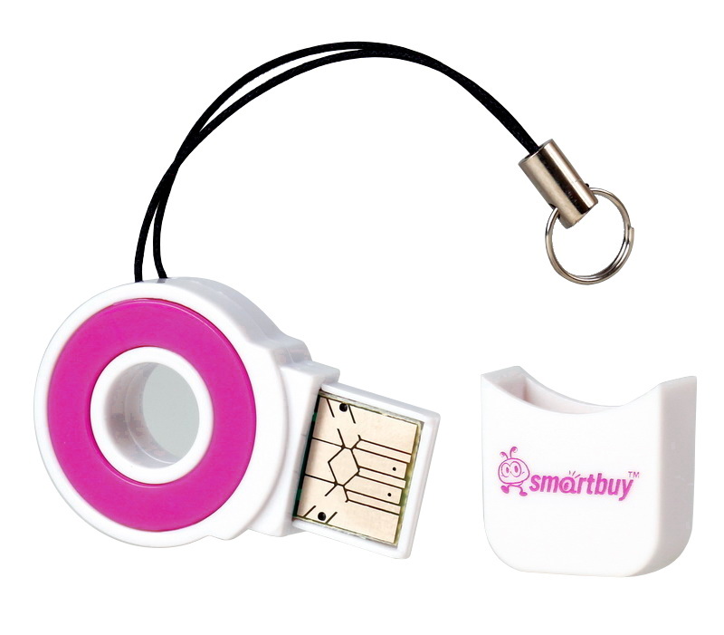 Smartbuy Карт-ридер SmartBuy SBR-708-P Pink
