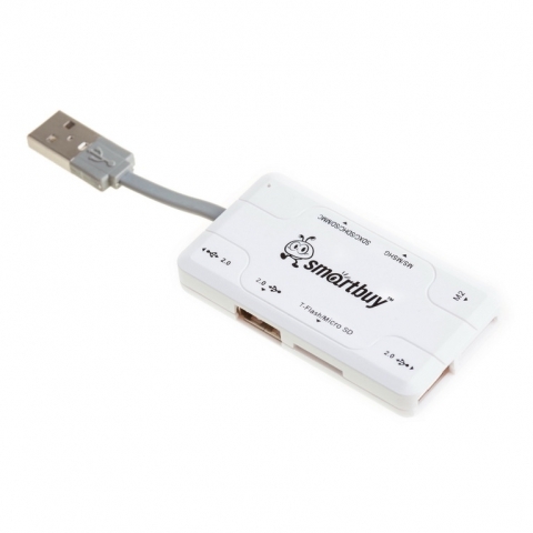 Smartbuy Хаб USB SmartBuy Combo SBRH-750-W White