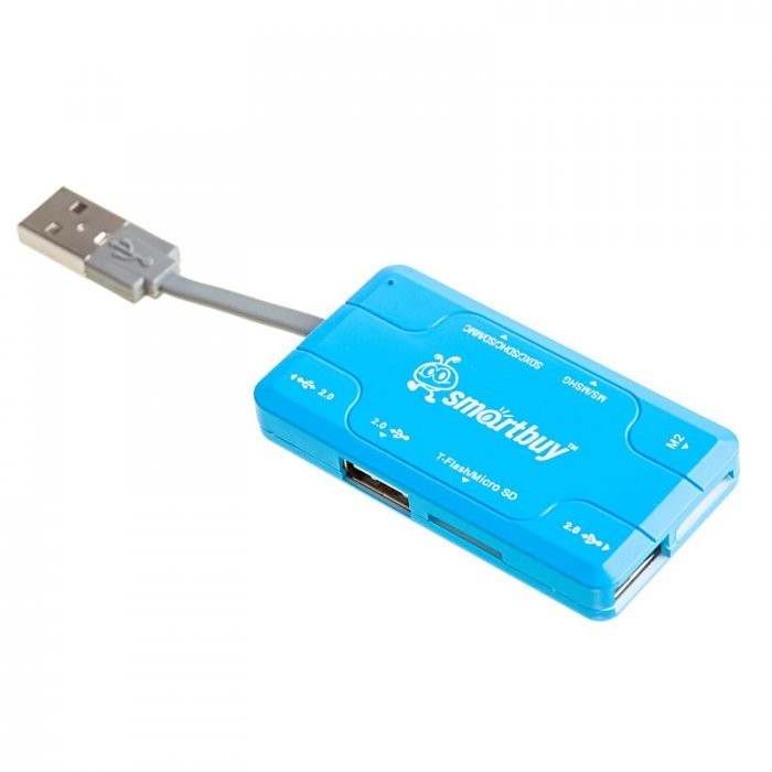 Smartbuy Хаб USB SmartBuy Combo SBRH-750-B Blue