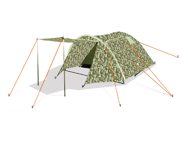 Палатка SevereLand ST-115 Camper Fish Camo
