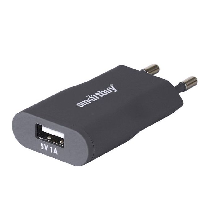 Smartbuy Зарядное устройство SmartBuy Satellite USB 1А SBP-2500 Grey