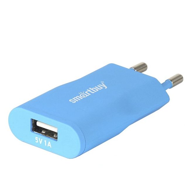 Smartbuy Зарядное устройство SmartBuy Satellite USB 1А SBP-2700 Blue
